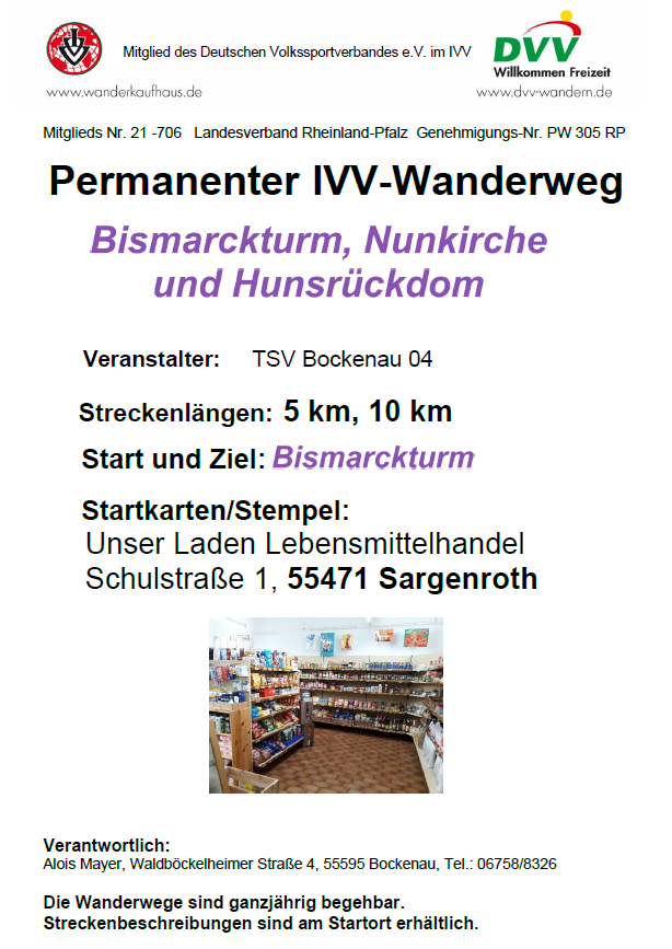 Bismarckturm, Nunkirche und Hunsrückdom - 10km