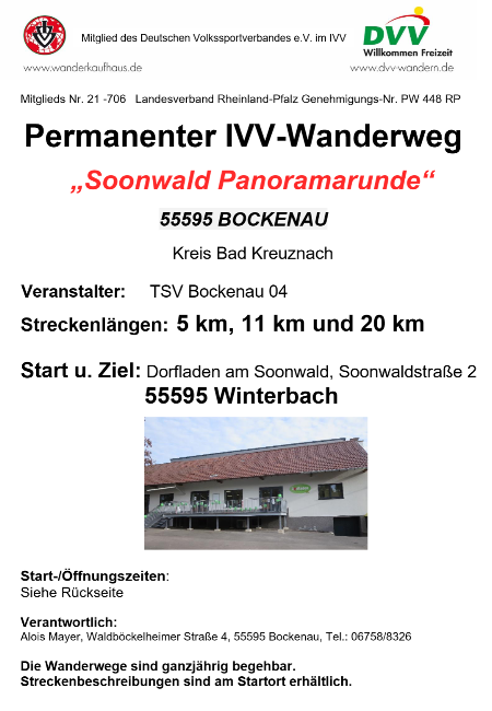 Soonwald Panoramarunde - 5km